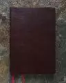 NASB, Thinline Bible, Large Print, Bonded Leather, Burgundy, Red Letter, 1995 Text, Thumb Indexed, Comfort Print