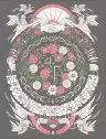 The Jesus Bible Artist Edition, NIV, Leathersoft, Gray Floral, Comfort Print