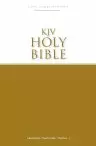 KJV Economy Bible, Gold, Paperback, Plan Of Salvation, 30-Day Reading Plan, Sectional Headings