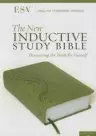 ESV New Inductive Study Bible, Green, Imitation Leather, Charts, Maps, Cross References, Illustrated Diagrams, Wide Margins, Timelines, Concordance, Presentation Page, Ribbon Marker