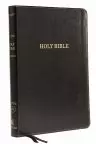 KJV Holy Bible: Large Print Thinline, Black Leathersoft, Red Letter, Comfort Print (Thumb Indexed): King James Version