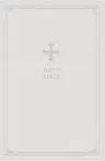 NRSV Catholic, Bible, White, Imitation Leather, Gift Edition, Comfort Print, Anglicised, Reading Plans, Prayers, Book Introductions, Timelines, Glossary, Concordance, Maps, Presentation Page