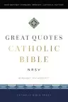 NRSVCE, Great Quotes Catholic Bible, Leathersoft, Burgundy, Comfort Print