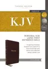 KJV, Personal Size Large Print Reference Bible, Vintage Series, Brown Leathersoft, Red Letter, Comfort Print