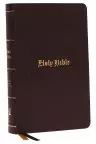 KJV, Personal Size Large Print Reference Bible, Vintage Series, Brown Leathersoft, Red Letter, Thumb Indexed, Comfort Print
