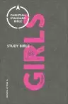 CSB Study Bible for Girls, Grey, Paperback, Illustrated, Bible Study Helps, Biographical sketches, Red Letter