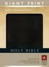 NLT Giant Print Bible: Black, Bonded Leather