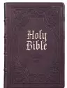 KJV Bible Giant Print Full-size Faux Leather, Dark Brown