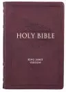 KJV Bible Thinline LP Faux Leather, Burgundy