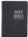 KJV Bible Compact LP Faux Leather, Black
