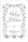 NIV Tiny Christening Bible, White, Hardback, Anglicised, Easy-Read, Shortcuts, Reading Plan, Timeline, Overviews, Quick Links , Ribbon Marker, Silver Gilt Edges