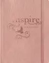 NLT Inspire Catholic Bible, Pink, Imitation Leather, Colouring, Journaling, Scripture Art, Wide Margins, Gift, Ribbon Marker