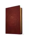 KJV Large Print Thinline Reference Bible, Filament-Enabled Edition (LeatherLike, Ornate Burgundy, Red Letter)