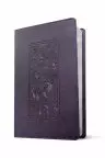 KJV Thinline Reference Bible, Filament-Enabled Edition (LeatherLike, Floral Frame Purple, Red Letter)