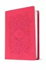 Premium Gift Bible NLT (LeatherLike, Very Berry Pink Vines, Red Letter)