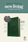 NLT Personal Size Giant Print Bible, Filament-Enabled Edition (LeatherLike, Evergreen Mountain , Red Letter)