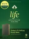 NLT Life Application Study Bible, Third Edition (Genuine Leather, Olive Green, Red Letter)