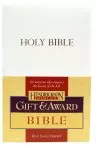KJV Gift & Award Bible: White, Imitation Leather