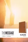 The Message Bible Slimline, Bible, Brown, Imitation Leather, Paraphrase, Ribbon Marker