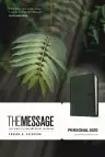 The Message Bible Personal Size, Bible, Black, Imitation Leather, Topical Concordance, Charts, Maps, Book Introductions, Ribbon Marker