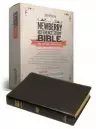 KJV Newberry Study Bible, Black, Leather, Boxed, Large Type, Single Column, Maps, Articles, Bible Introductions, Testament Introductions, Charts, Gilt Edged