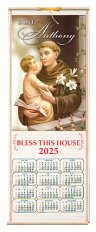 Saint Anthony 2025 Wood Scroll Calendar