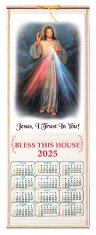 Divine Mercy Wood Scroll Calendar
