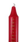 38cm Large Red & Gold Advent Candle with Mother & Child - Single