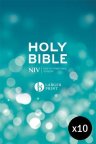 NIV Larger Print Bible - Pack of 10