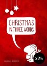 Christmas in Three Words Pack of 25