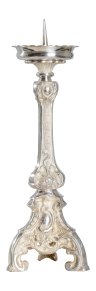 Silver Plated Altar Chandelier H 39 cm