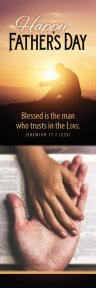 Bookmark-Father's Day-Happy Father's Day Jer 17:7 KJV (Pack of 25)