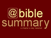 Tweeter Summarises Bible Chapter by Chapter