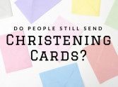 Do People Still Send Christening Cards?