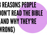 3 Reasons People Don’t Read the Bible