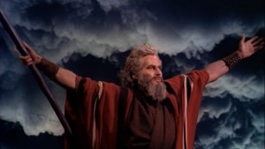 Charlton Heston in The Ten Commandments
