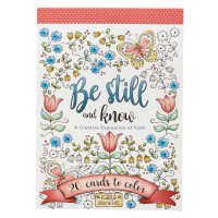  Coloring Cards-Be Still and Know
