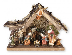A traditional nativity set for sale