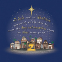 O Little Town Charity Christmas Cards Pack of
