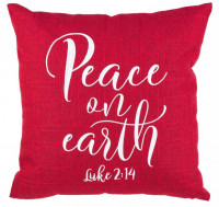 Peace on Earth Christmas Pillow