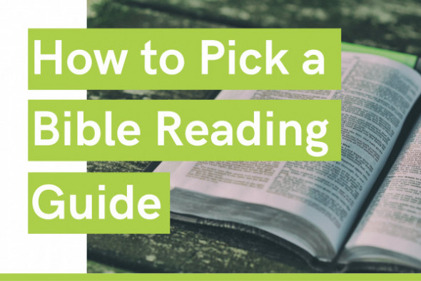 How to Pick a Bible Reading Guide