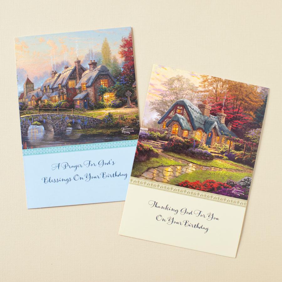 Thomas Kinkade - Birthday - 12 Boxed Cards | Free Delivery when you ...