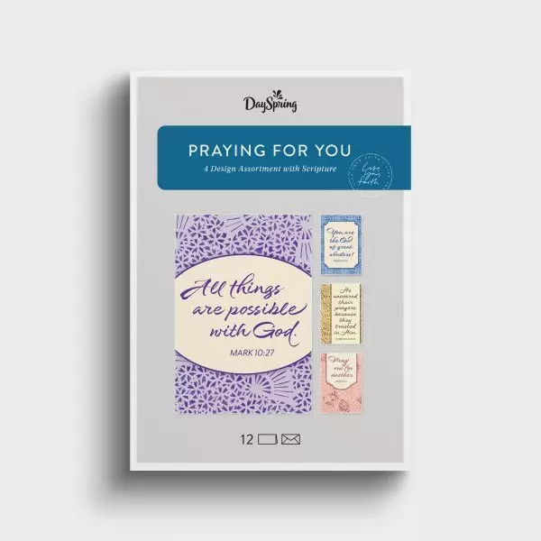 Card-Boxed-Praying For You-Patterns (Box Of 12)