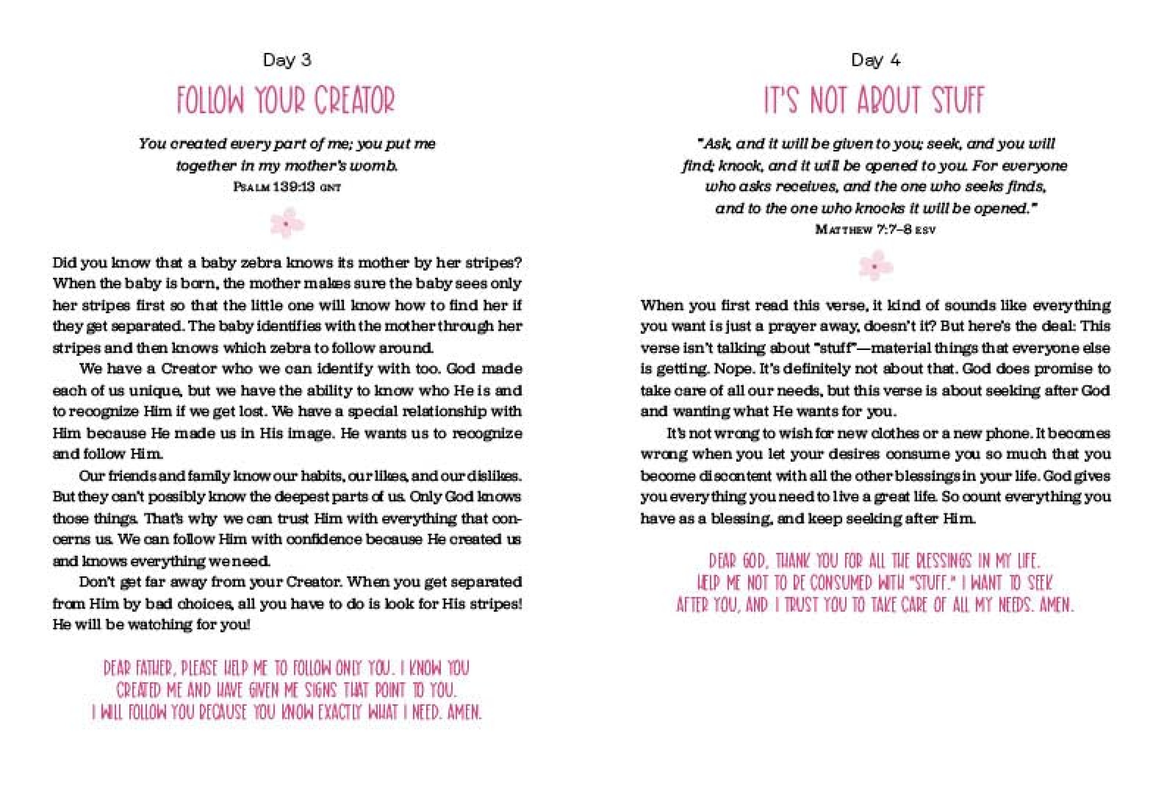 Fresh Start Devotions for Girls: Daily Inspiration