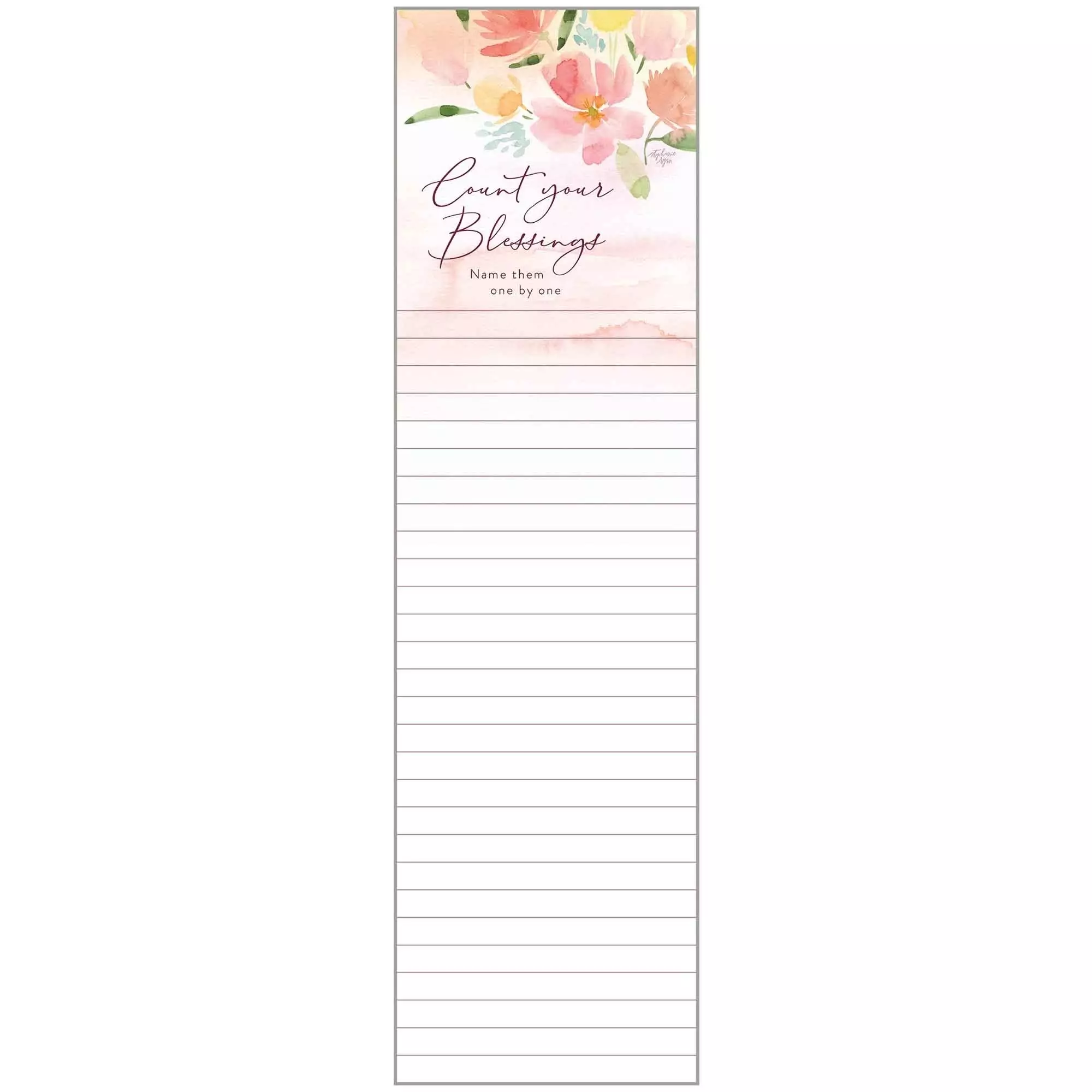 Count Your Blessings Magnetic List Pad