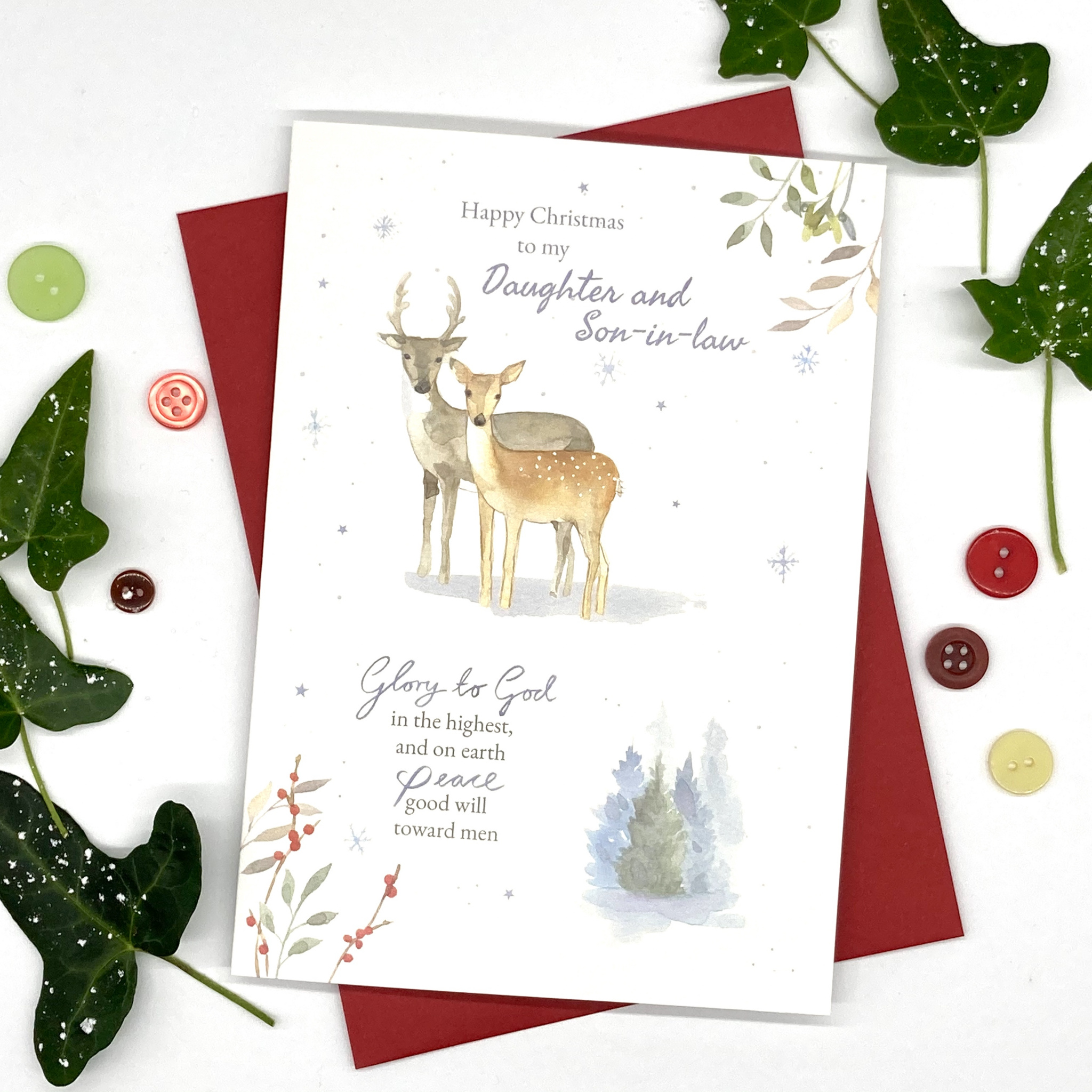 Christmas Cards For Daughter And Son In Law Daughter & Son-in-law Christmas Card 0604565252494 | Fast Delivery at Eden
