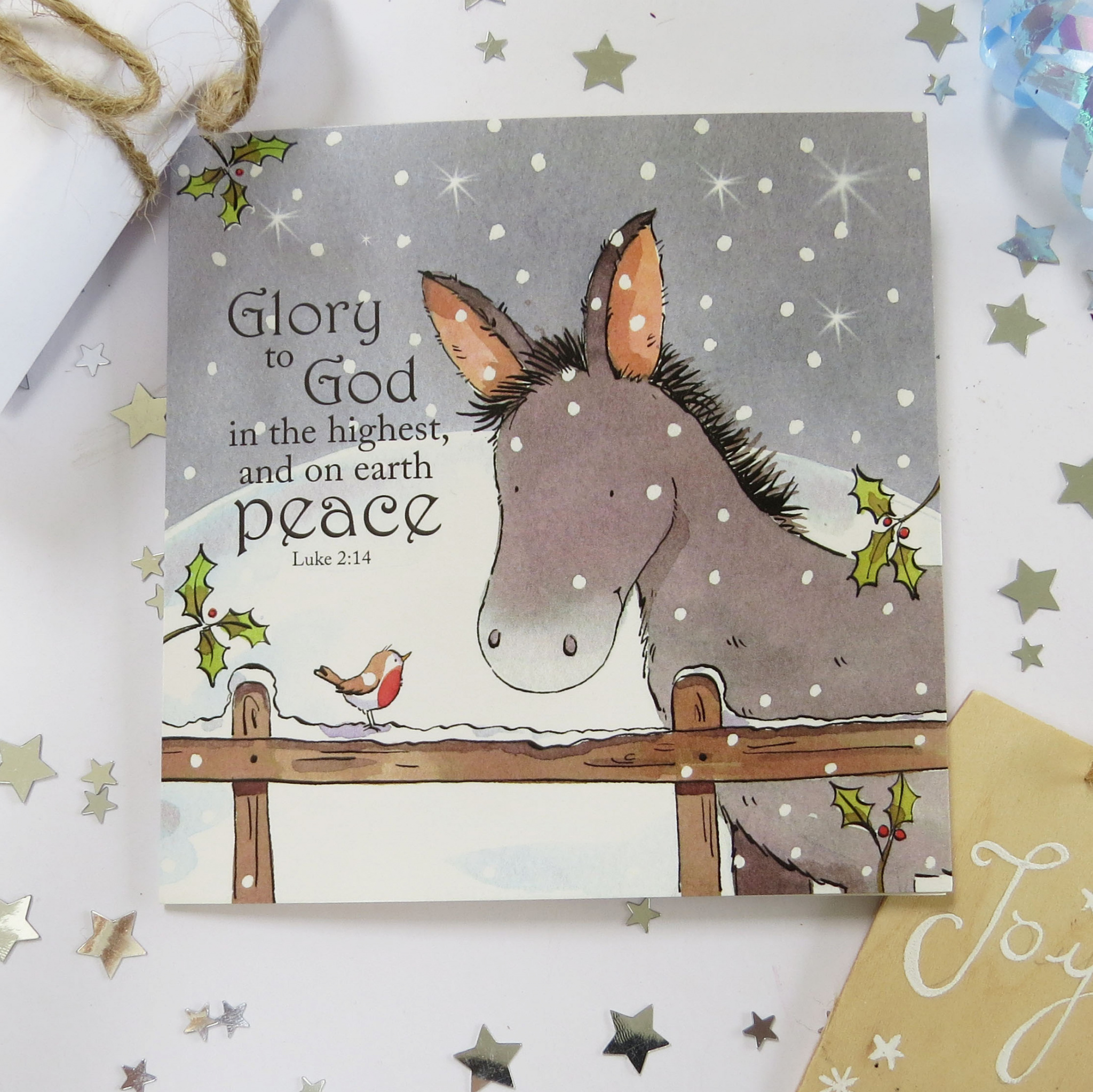 Little Donkey Christmas Cards Pack of 5 0604565252913