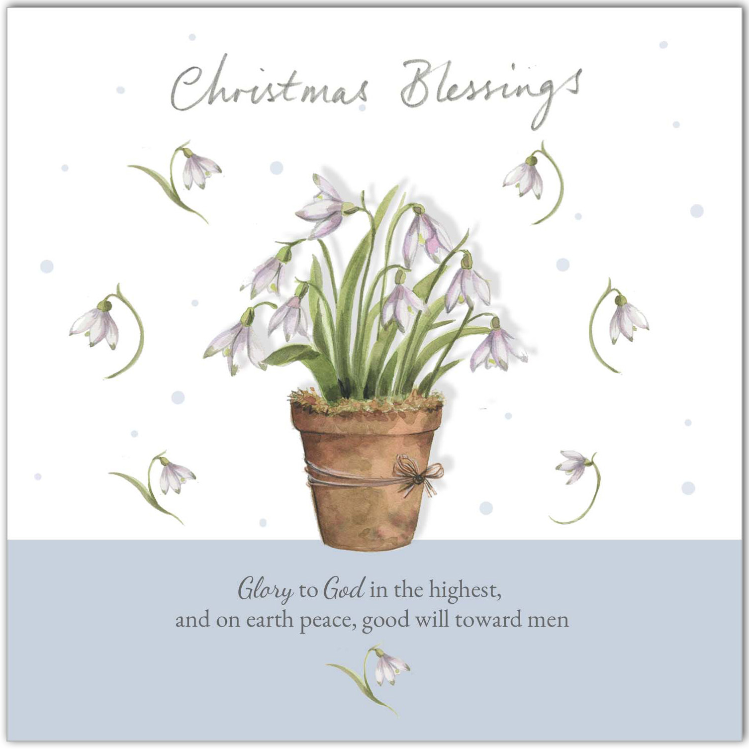 Snowdrop Blessings (Pack of 5) Christmas Cards
