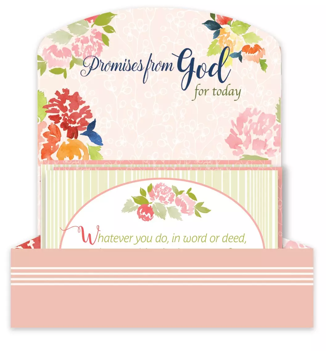 Scripture Cards w/Keepsake Box-Promises From God For Today (Set Of 32) (Col 3:17 ESV)