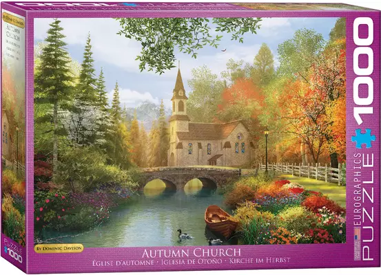 Autumn Church Dominic Davison 1000 Pieces